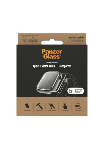 Panzerglass Full Body Apple Watch Uyumlu Series 9 8 7 41mm Transparent