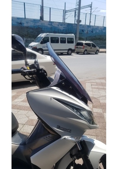 Zeus Motor 2014-2015 Kawasaki J 300 Uyumlu Uzun Ön Cam Füme