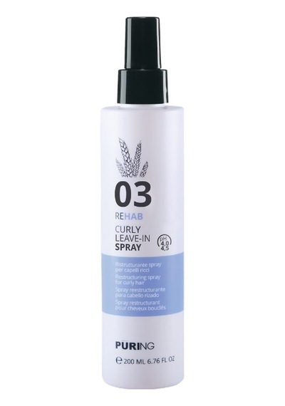 Purıng 03 Rehab Kıvırcık Saçlar İçin İpek&buğday Proteinli Bukle Belirginleştirici Saç Spreyi 200ml