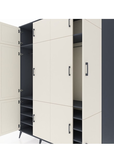Hyperion Gardrop 10 Raflı 12 Kapaklı 2 Askılı 176x44x221 Antrasit-aytaşı/antrasit Aytaşı/antrasit Hyperion Gardrop 10 Raflı 12 Kapaklı 2 Askılı 176x44x221 Antrasit-aytaşı/antrasit Aytaşı/antrasit