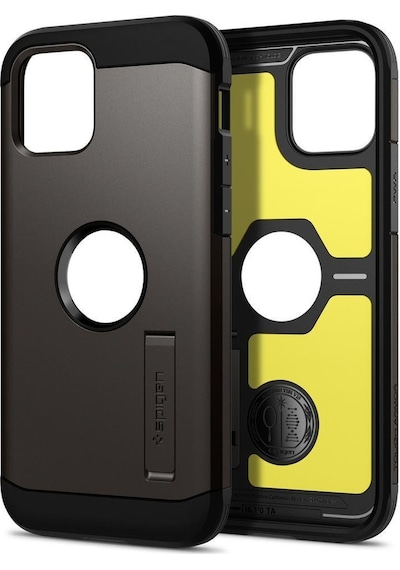 Spigen Apple Uyumlu iPhone 12 Mini İle Kılıf Tough Armor Gunmetal