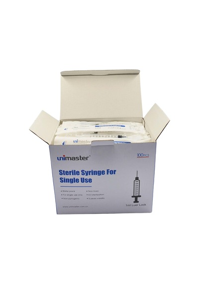 Luer Lock Şırınga 0,5ml 100 Adet
