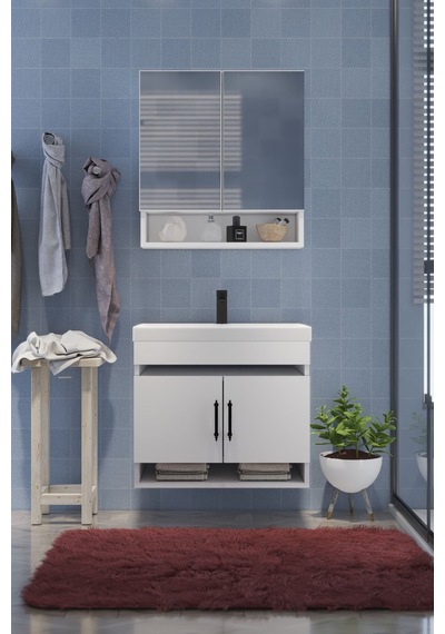 Salvador Banyo Dolabı Çok Amaçlı Banyo Dolabı Beyaz
