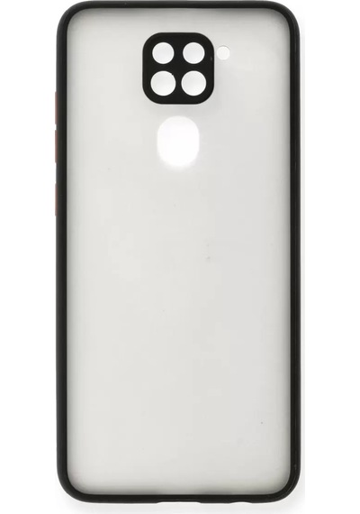 Newface Xiaomi Redmi Note 9 Kılıf Montreal Silikon Kapak - Siyah