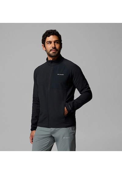 Columbia Superior Summit Grid Tam Fermuarlı Erkek Polar Üst Ao2740 Siyah