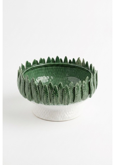 Gren Palm Ayaklı Kase 24x24x12 Cm