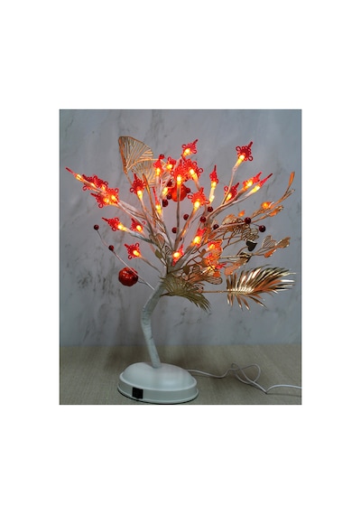 5 Adet Dekoratif Ledli Çiçek 45 Cm Masa Ve Salon Aydınlatma, Led Flower, Dekor Çiçeği 4