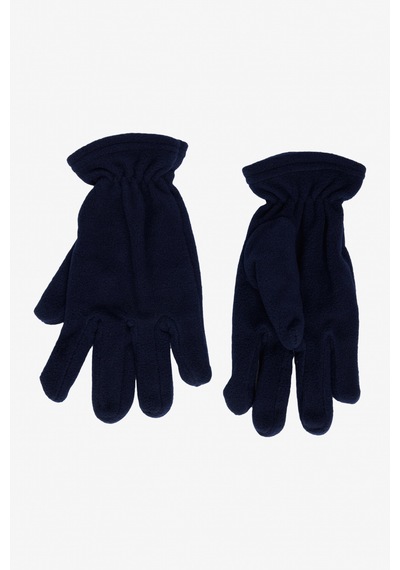 AC&Co / Altınyıldız Classics Erkek Lacivert Polar Bere Boyunluk Eldiven Set