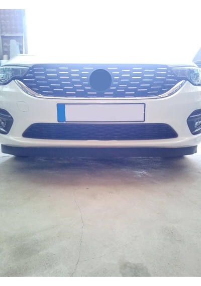 Fiat Egea Uyumlu Body Kit Ön Tampon Eki Kırılmaz Yumuşak Lip Mat Siyah