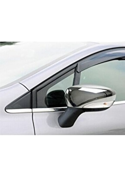 Renault Zoe Krom Ayna Kapağı 2 Parça Paslanmaz Çelik 2012 Ve Üzeri