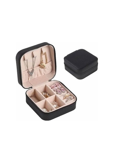 Ivory Makyaj Ve Takı Organizeri Mini Çanta Ivo-9923 9923 Siyah