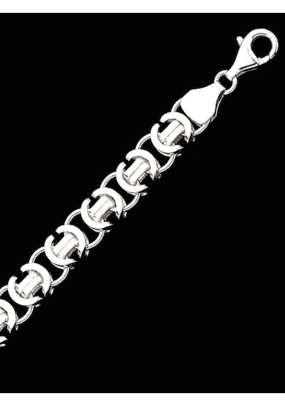 5.5 Mm Gümüş Erkek Bileklik Künye Bileklik Parlak Euro Kral Model
