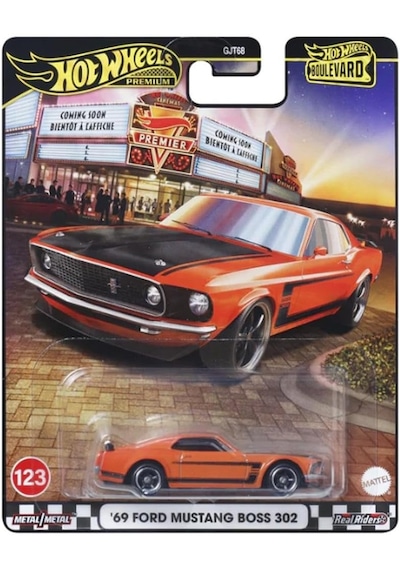 Hot Wheels Boulevard Premium Arabalar 69 Ford Mustang Boss 302 Jb Çok Renkli