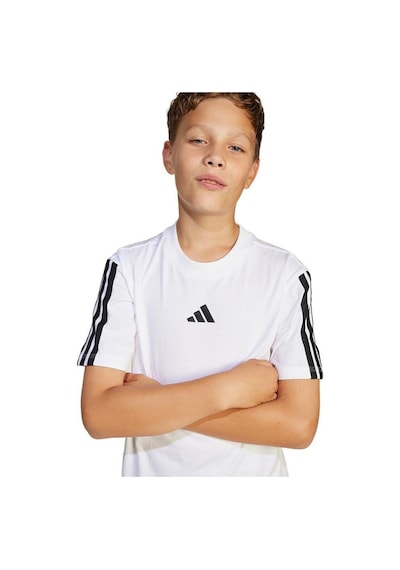 Adidas Çocuk Beyaz T-shirt J 3s Tee 160 Jd6488 Whıte/black Beyaz