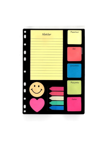 Karışık Posit Yapışkanlı Not Kağıdı Pos İt 19x26 Cm
