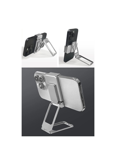 360 Derece Dönen Tüm Telefon Tipleri İle Uyumlu Metal Telefon Standı Braket Çok Renkli