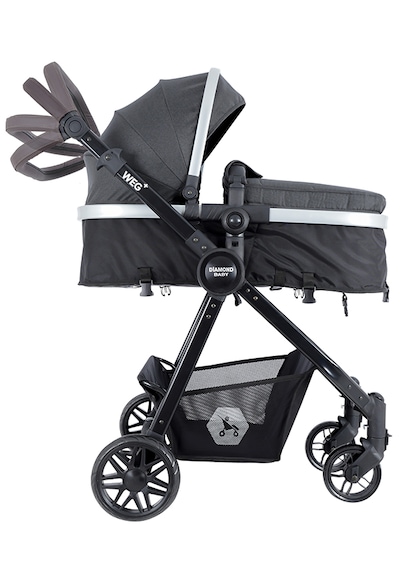 Diamond Baby Weg Travel Seyahat Sistem Bebek Arabası, Pusetli, Çift Yönlü, Ayak Örtülü