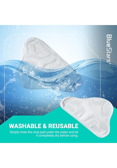 Tr H2o H20 Buharlı Paspas X5 İle Uyumlu 8'li Paket Yedek Pedler - Yıkanabilir Ve Yeniden Kullanılabilir Mikrofiber Bu Genel