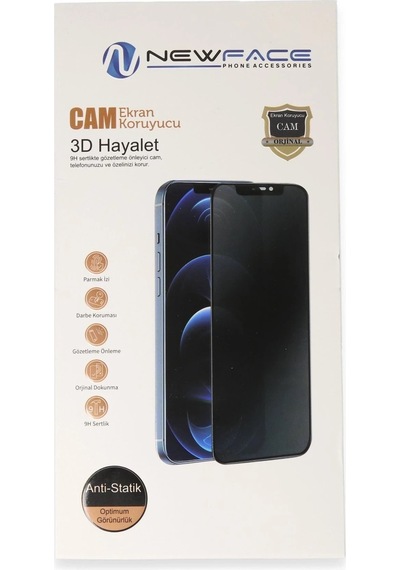 Mey İthalat Redmi Note 12 Pro 5g 3d Antistatik Hayalet Cam Ekran Koruyucu