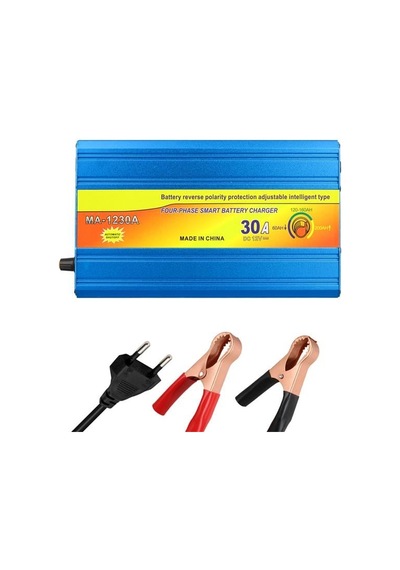 Ma-1230a 12 Volt - 30 Amper Dört Fazlı Akıllı Akü Şarj Cihazı