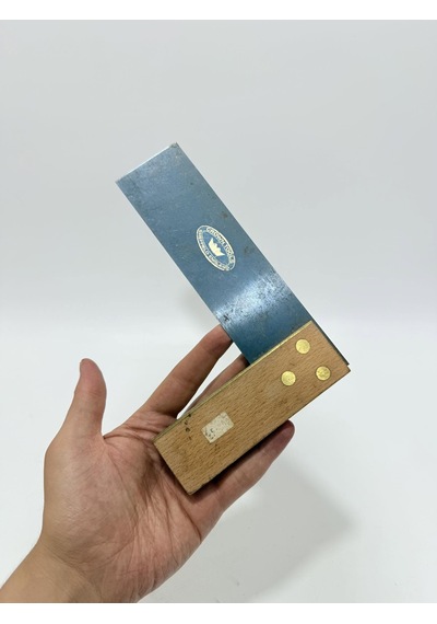 Antika Ahşap Marangoz Gönyesi 15cm 006