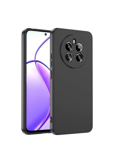 Zore Realme 12 4g Kılıf Nvth Mara Lansman Kapak - Siyah