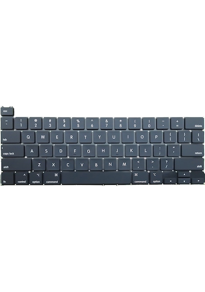 Apple Uyumlu MacBook Pro 13 İnç A2289 2020 Klavye -küçük Enter Us-