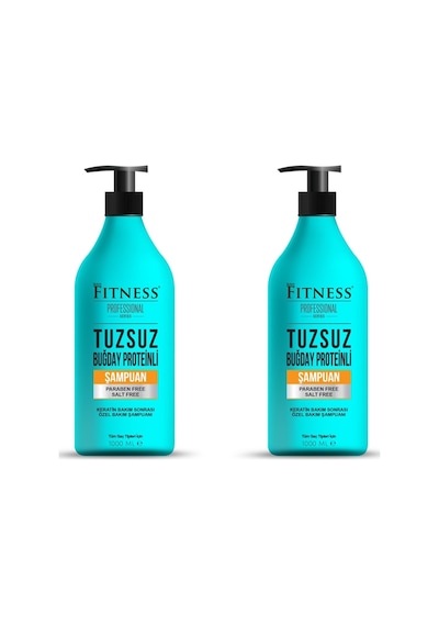 Fitness Professional Tuzsuz Keratin Bakım Brezilya Fönü Sonrası Şampuan 2 x 1 L