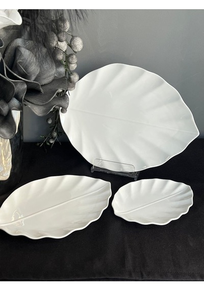 Pera 30 Cm Leaf Sunum Tabağı