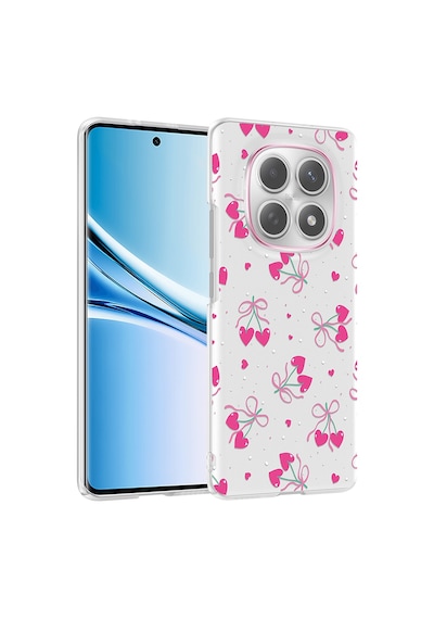 Xiaomi Redmi Note 15 5g Kılıf Çiçek Ve Fiyonk Desenli Kamera Yükseltili Cherena Premium Diğer