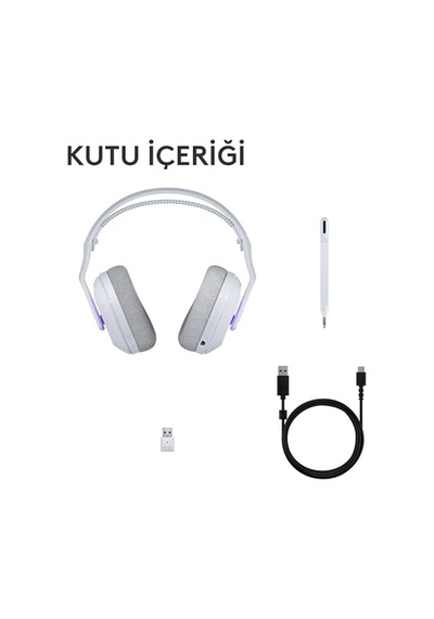 G522 Lıghtspeed Kablosuz Oyuncu Kulaklığı Lıghtsync Rgb Aydınlatmalı Senkronize Pro-g Ses Hafif Ve Konforlu Tasar