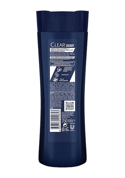 Clear Men Kepeğe Karşı Etkili Şampuan Saç Dökülmesine Karşı 3 x 350 ML