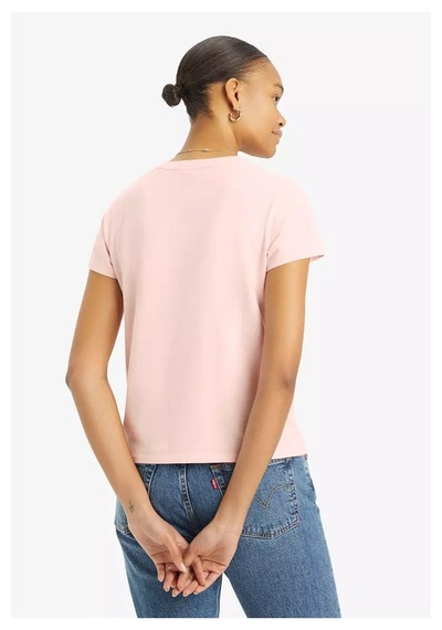 Levis Bisiklet Yaka Pembe Kadın T-shirt A4917-0006-4952 Pembe
