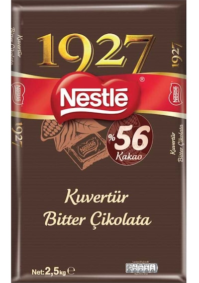 Nestle 1927 Kuvertür Bitter Çikolata 2500 G