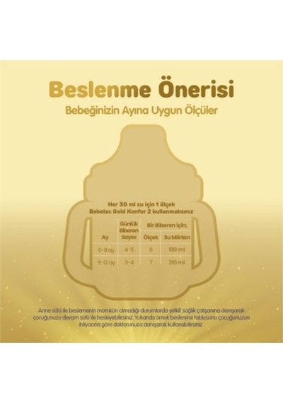 6-9 Ay Arası Bebekler İçin 800 Gr Konforlu Devam Sütü
