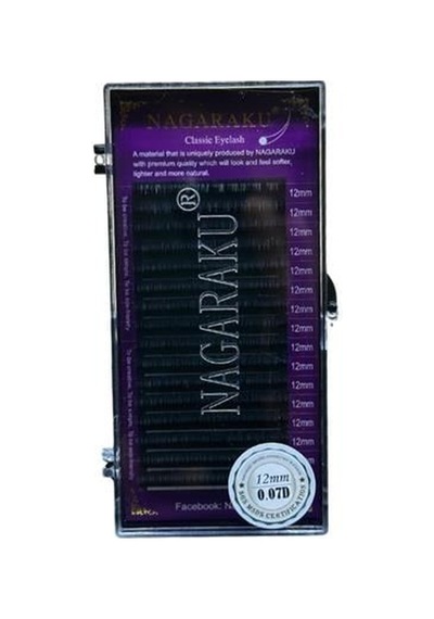 Nagaraku Klasik İpek Kirpik 0.07d 12mm