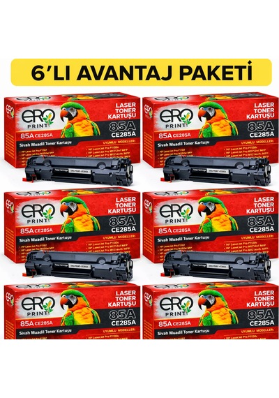 Hp Laserjet Pro M1212 Uyumlu Toner - 6'lı  Paket