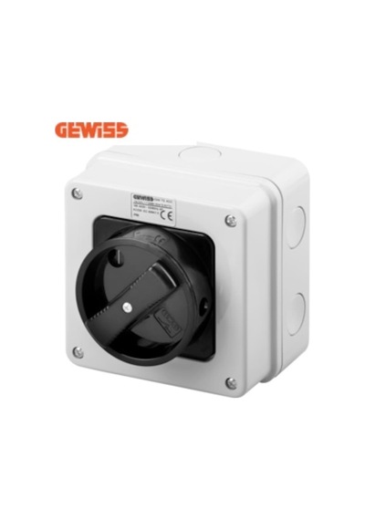 Gewiss 2X16A Ip65 0-1 Kutulu Şalter Gw 70 401