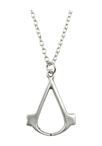 Assassin's Creed Antik Gümüş Kaplama Unisex Kolye 60 CM Gümüş