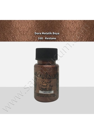 Cadence Dora Simli Metalik Boya 50 Ml. 168 Kestane
