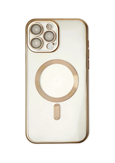 Apple İphone 14 Pro Kılıf Kross Magneticsafe Kapak - Gold 0.2M-Çok Renkli