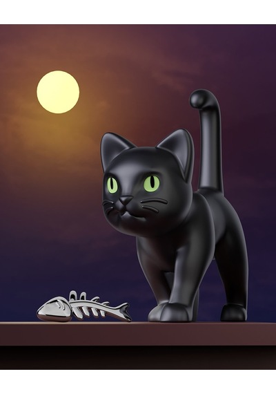 Metalmorphose Black Cat Anahtarlık
