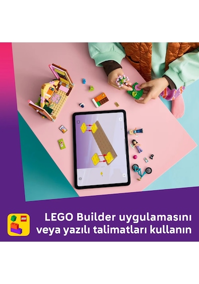 LEGO® Friends Doğa Kampı Kulübesi 42682 - 6 Yaş ve Üzeri Çocuklar için 2 Mini Bebek İçeren Yaratıcı Oyuncak Yapım Seti (295 Parça)