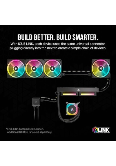 Corsair İcue Lınk H100i Rgb Aıo Cw-9061005-ww 240 Mm İşlemci Sıvı Soğutucu