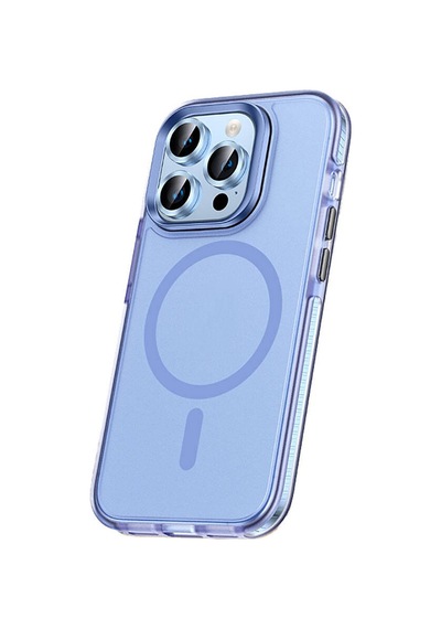 Apple Uyumlu iPhone 15 Pro Max Kılıf Airbagli Magsafe Wireless Şarj Özellikli Lens Koruyuculu Zore Klaptika Kapak