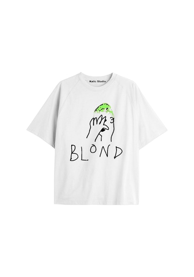 Kalic Studio Unisex Erkek Kadın Blond Frank Ocean Beyaz T-shırt Frankbeyaz29