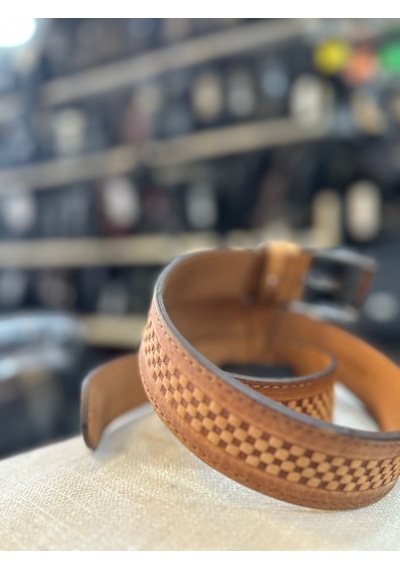 Fossil Kahve Hakiki Deri Erkek Kemeri
