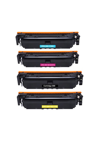 Canon Crg 069 Çipli Uyumlu Toner Set Siyah Mavi Sarı Kırmızı Crg-069 Garantili Toner