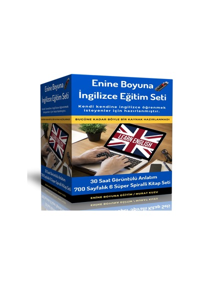 Enine Boyuna İngilizce Eğitim Seti Renkli