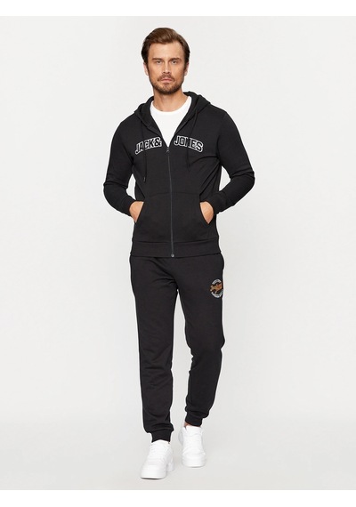 Jack & Jones Erkek Fermuarlı Ve Kapüşonlu Sweatshirt - 12241567 001